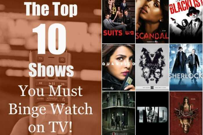 Top Ten TV Shows for the Summer